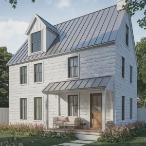 Country Chic in Stone and Steel