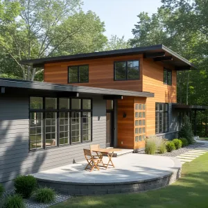 Preview of Warm Cedar Meets Cool Graphite Lines