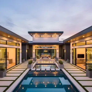 Serene Courtyard Oasis