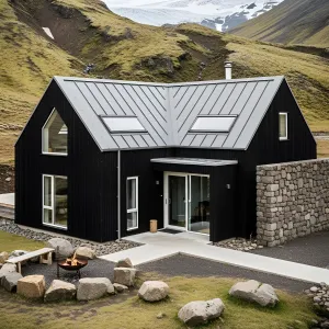 Chic Chalet Nestled Amidst Nordic Peaks