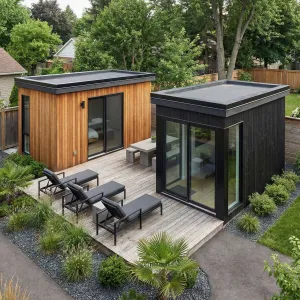 Modern Twin Studios Courtyard Lounge