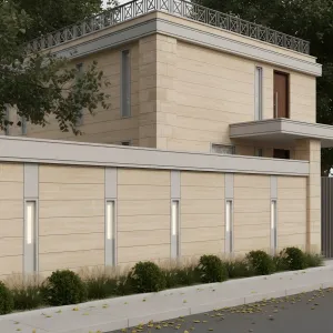 Limestone Ribbon Courtyard