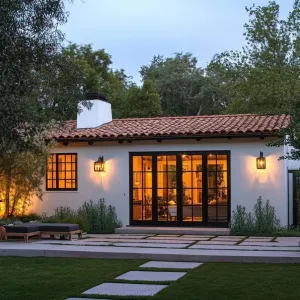 Chic Spanish Retreat Under Twilight
