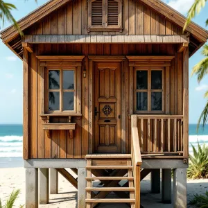 Sun-Kissed Shack on Stilts