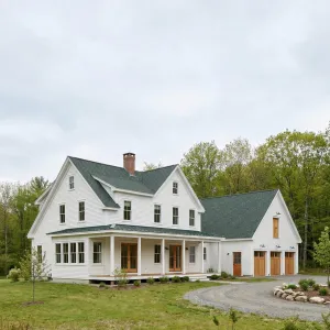 New England Porchside Country Homestead