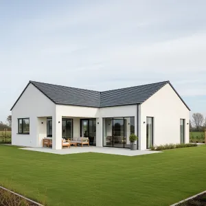 White Bungalow Delight: Simplicity Meets Style