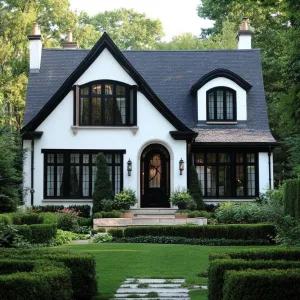 Eccentric Eaves Amidst Green Majesty