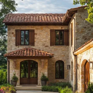 Rustic Gemstone Nestled Amongst Greenery