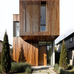 Vertical Timber Tango: The Slat Dance Haven