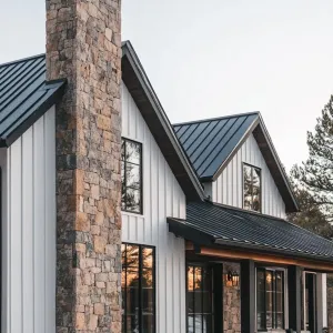 Stone Chimney Charm Amidst Pines