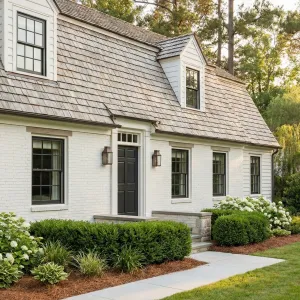 Modern Cottage With Timeless Black Windows