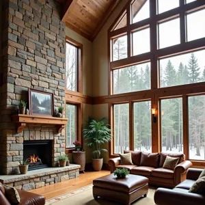 Grand Hearth and Forest View