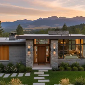 Serenity in Stone: A Mountain Haven