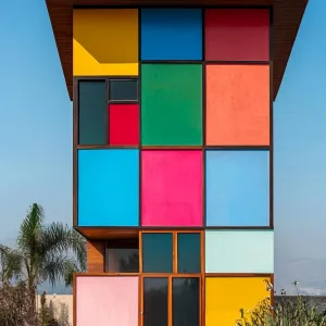 Color Block Cabana