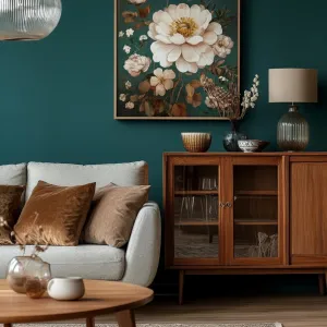 Retro Roost: Floral Flair Unveiled