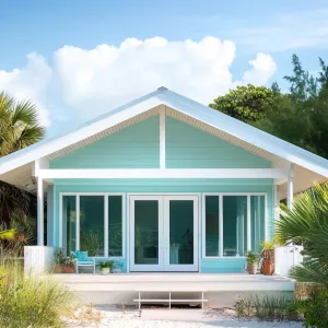 Pastel Paradise by the Shore