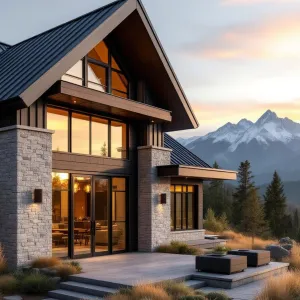 Luxurious Lodge with a Panorama