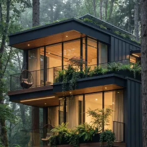 Cedar Tiered Canopy Villa