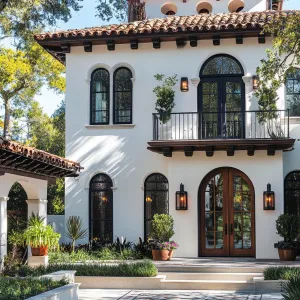 Sun-Dappled Delight: Villa in Bloom