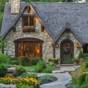Stone Cottage with Garden Glory