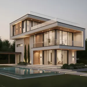 Calm Terraces With Linen Light