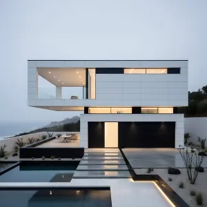 Moonlit Steps Seaside House