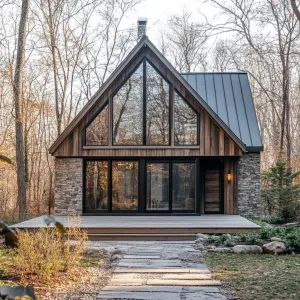 Gabled Haven Among the Trees