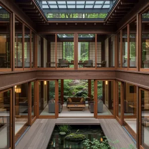 A Delightful Dance of Glass and Wood