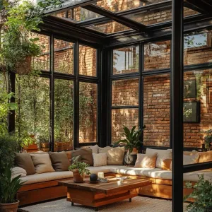 Nature-Infused Nook: A Relaxing Garden Lounge
