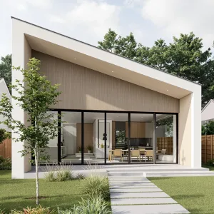 Preview of Sleek Lines and Sunshine: The Minimalist Bungalow Bliss