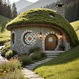 Enchanting Hobbit Haven in Verdant Hills