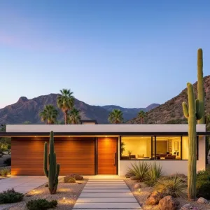 Desert Serenity Beneath Majestic Peaks
