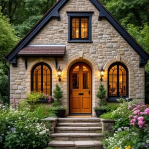 Cozy Hobbit Haven with Floral Majesty