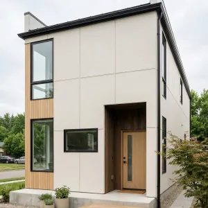 Streetside Nordic Panel House