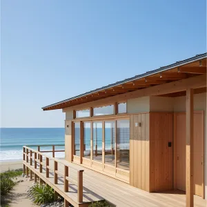 Seaside Simplicity: A Wooded Wonder