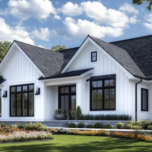 Charming Modern Ranch: Where Elegance Meets Lawn Envy