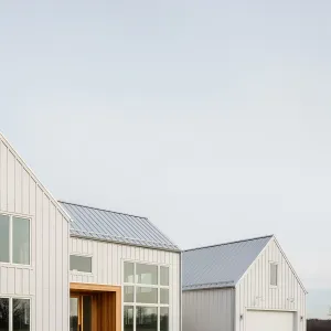 Chic Ranch House with Stylish Garage