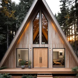 Triangular Timber Treat: The Sharp Sanctuary