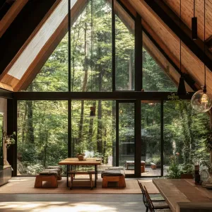 Stunning A-Frame House with Forest Views