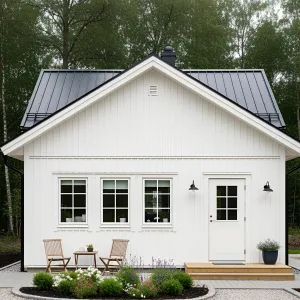 Minimalist Haven: A White-Washed Wonder