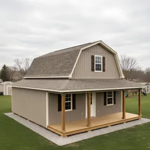 Gambrel Porch Homestead