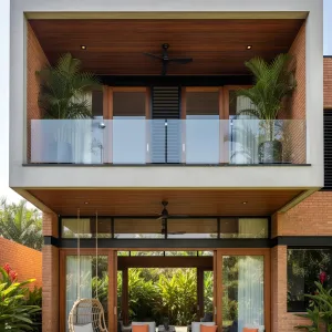 Verdant Veranda Brick Retreat