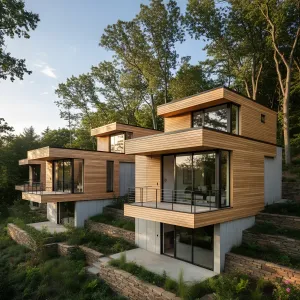 Sunstair Cantilevered Hillside Array