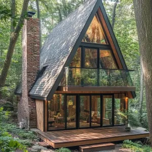 Nestled In Nature: A-Frame Cabin Magic