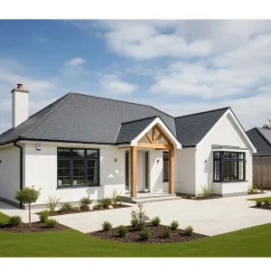 White Bungalow Oasis: Tranquility Awaits