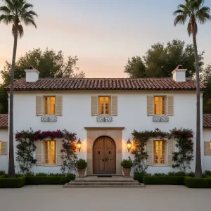 Carmel Courtyard With Lantern Glow
