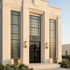 Ivory Sentinel Deco Entrance