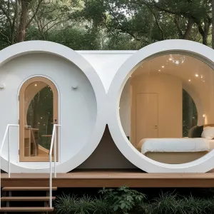 Circular Wonderland Amidst the Trees