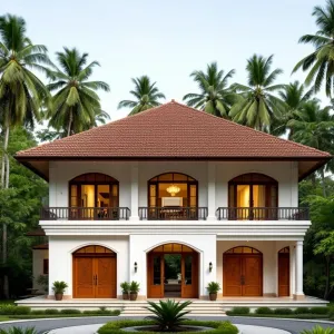 Kerala’s Architectural Delight Under Palm Skies