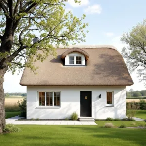 Whimsical Thatched Hideaway in the Danish Meadows